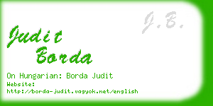 judit borda business card